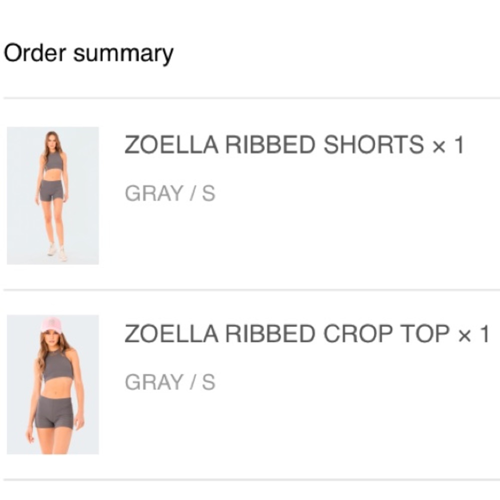 Edikted Zoella Ribbed Set - Picture 3 of 9